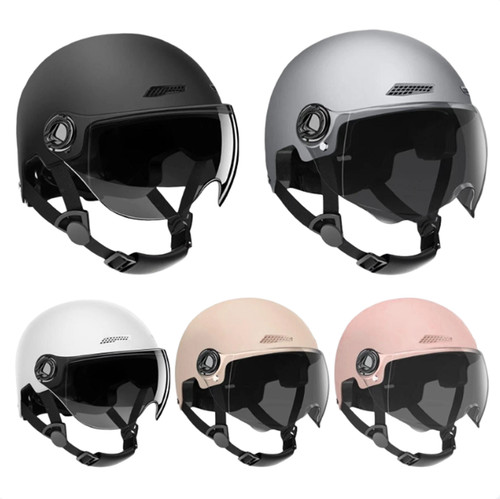 Offener motorradhelm mit - offener,