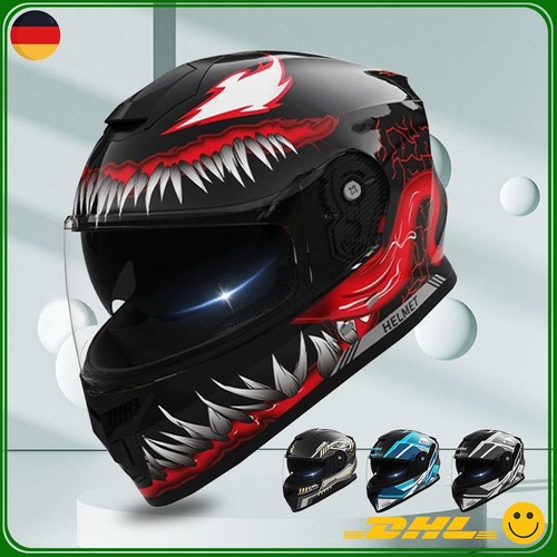 Motorradhelm doppel visier - doppel,