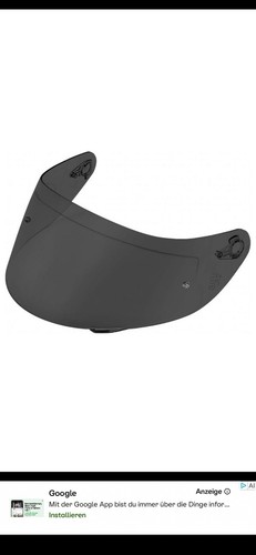 Agv visier schwarz - visier, dunkel