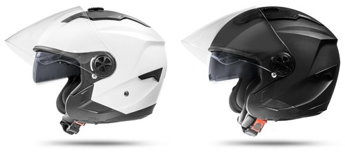 Ato moto street jet helm - e,